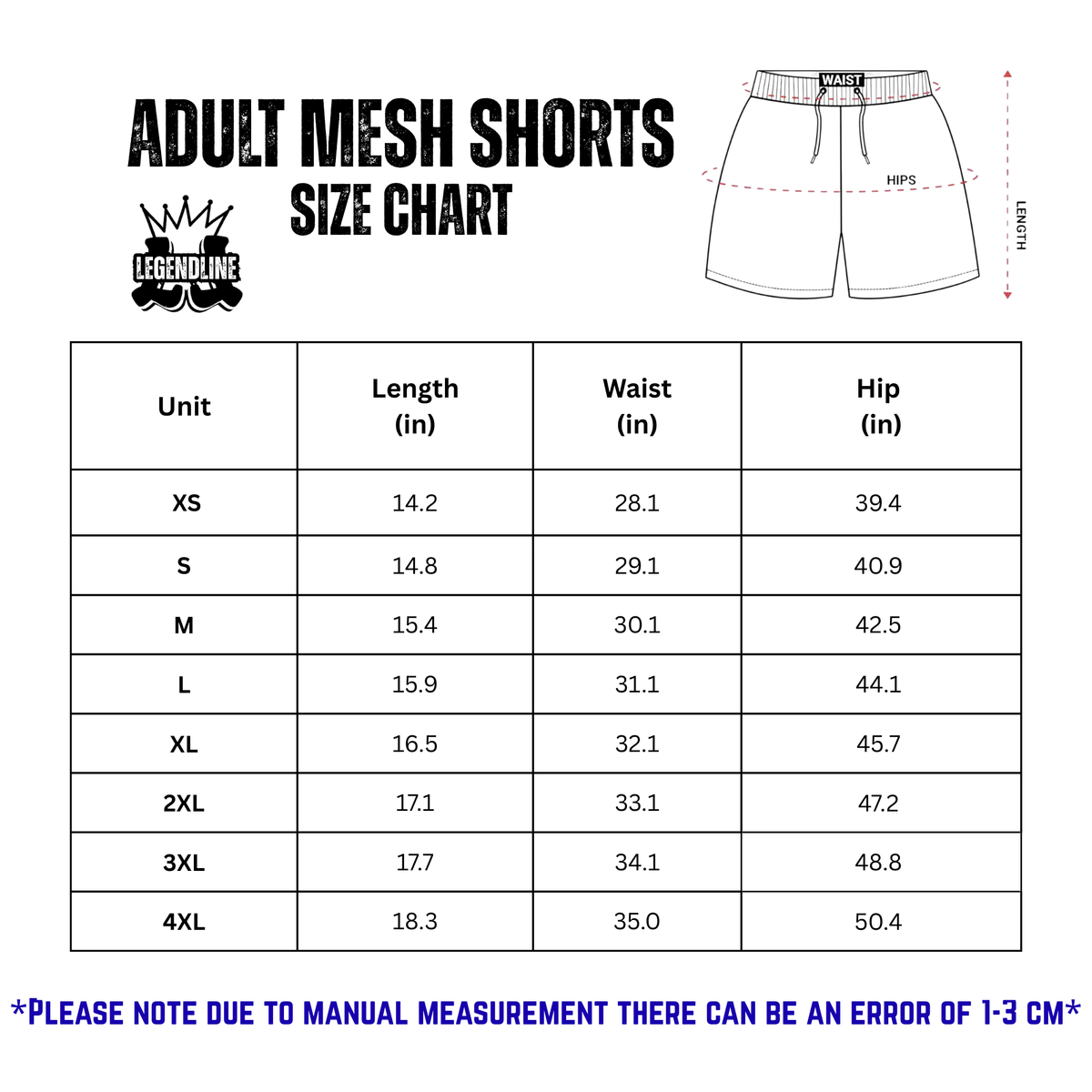 Adult Storm Mesh Shorts - Clouds Edition (no inner liner)