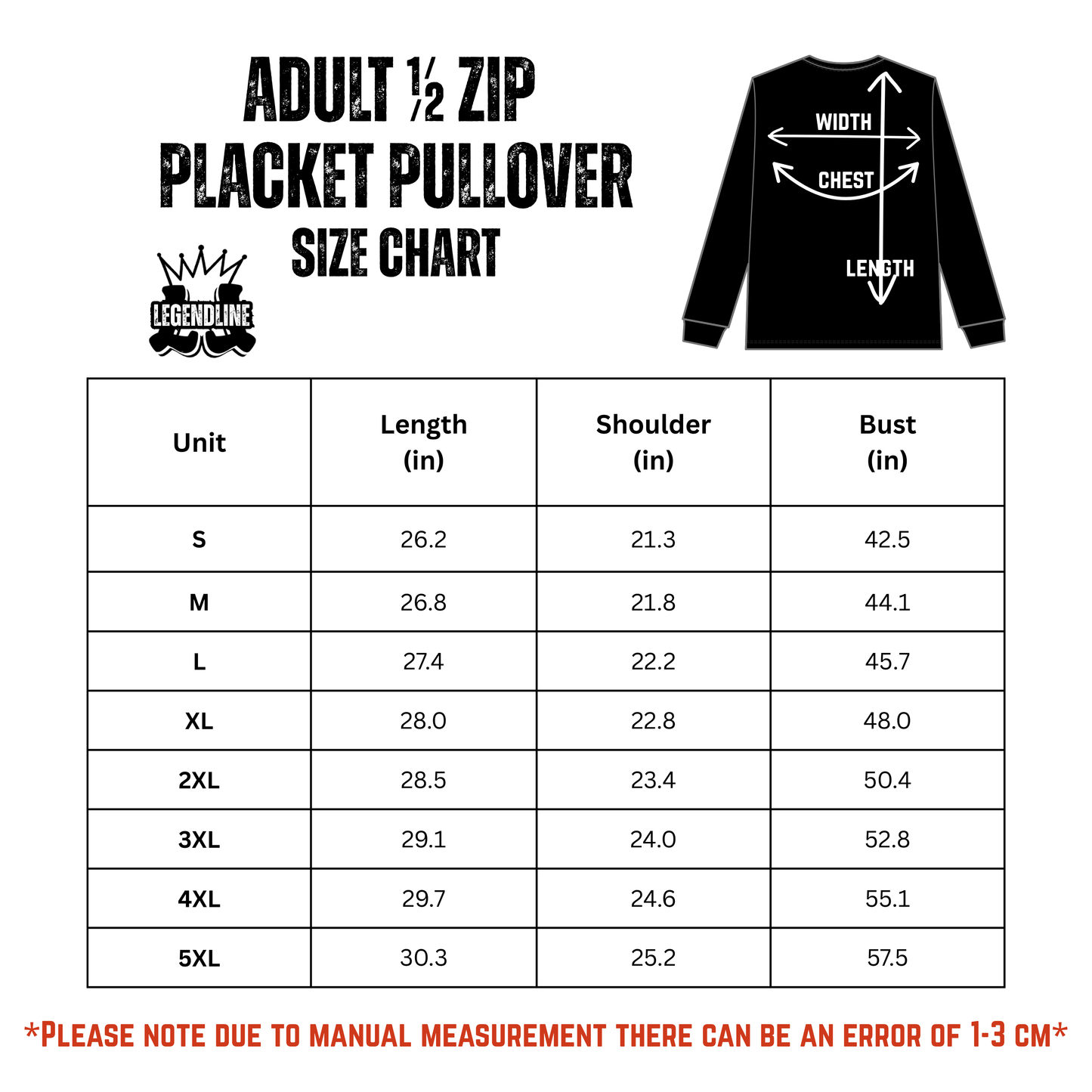Adult Unisex Brimfield Softball 1/2 Zip Placket Pullover, Black