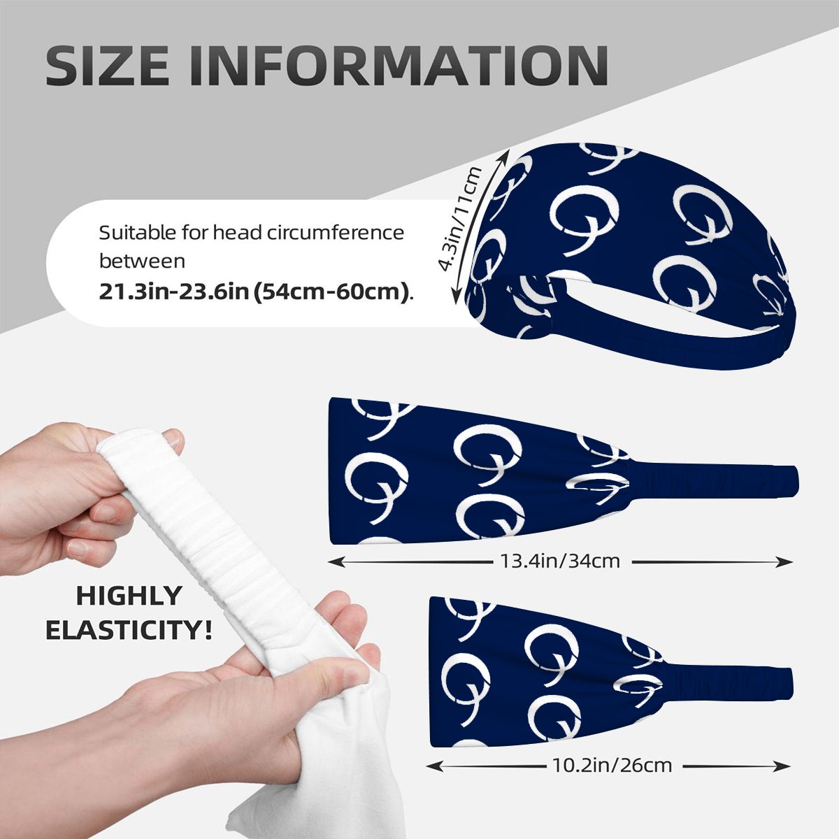 Quaboag Church Elastic Sports Headband