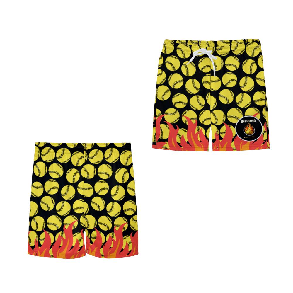 Youth Brimfield Inferno Softball Mesh Shorts