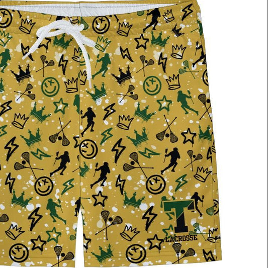 Youth TRYLAX Graffiti Paint Splatter Mesh Shorts - Boy's Edition