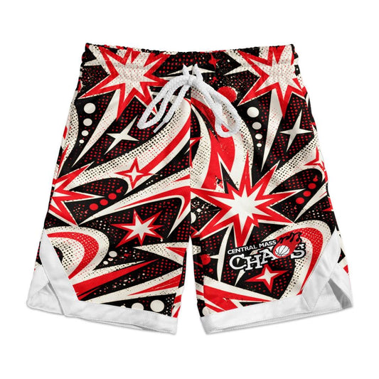 Youth Central Ma Chaos Starburst Basketball Shorts