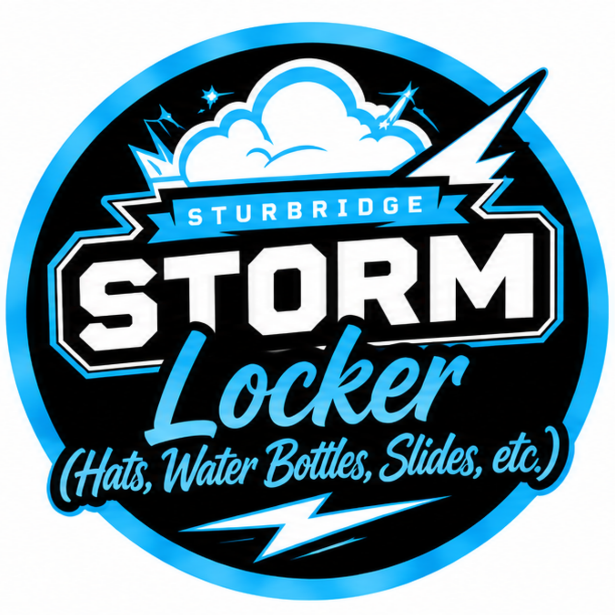 Storm Locker (Hats, Water Bottles, Slides, etc.)