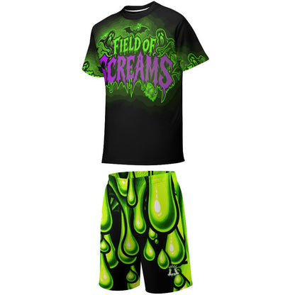 Kids Field of Screams Baseball Mesh T-Shirt and Shorts Set