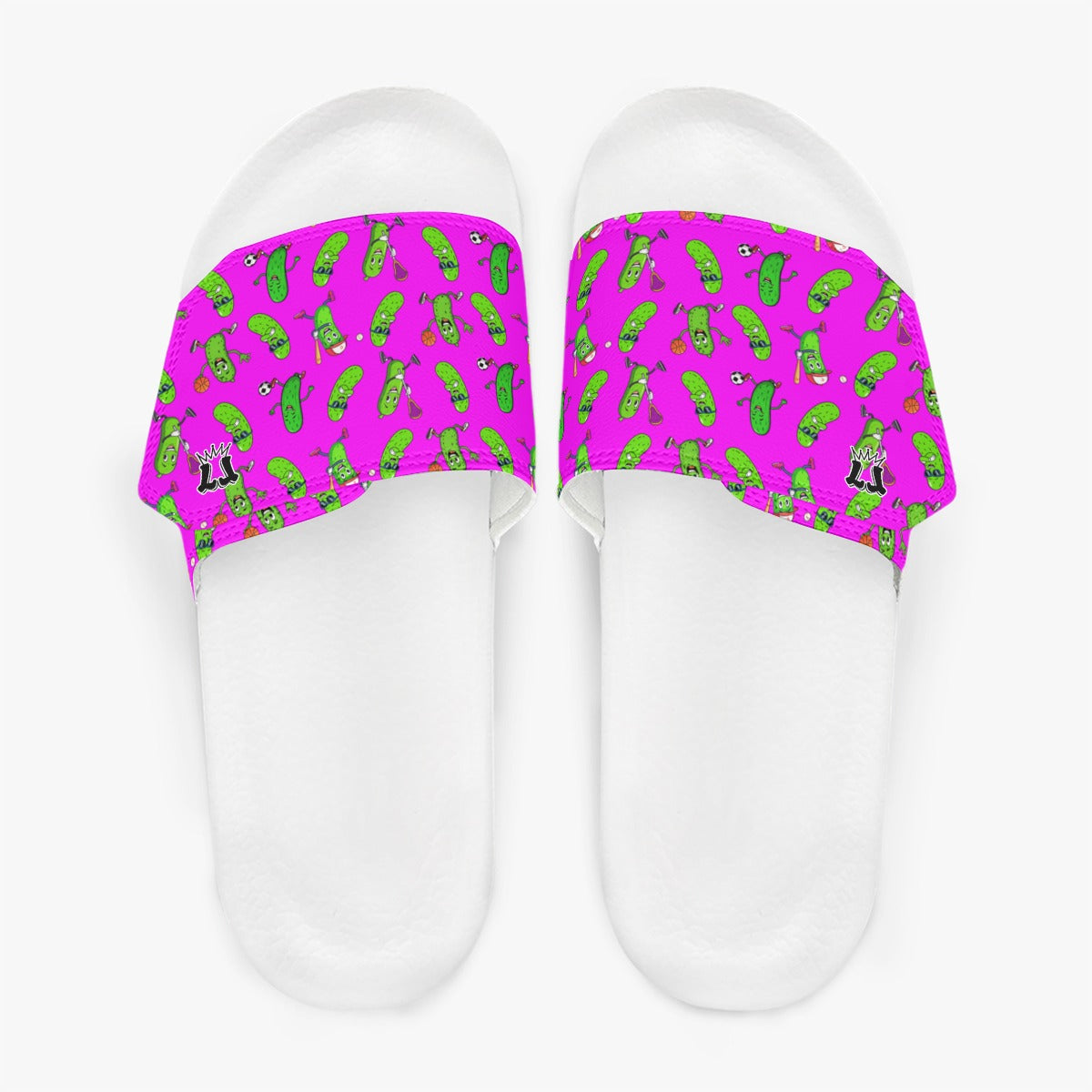 Women's Pink Pickle Sports Slides, Athletic Sandals