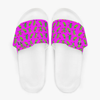 Women's Pink Pickle Sports Slides, Athletic Sandals