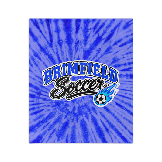 Brimfield Soccer Minky Plush Blanket