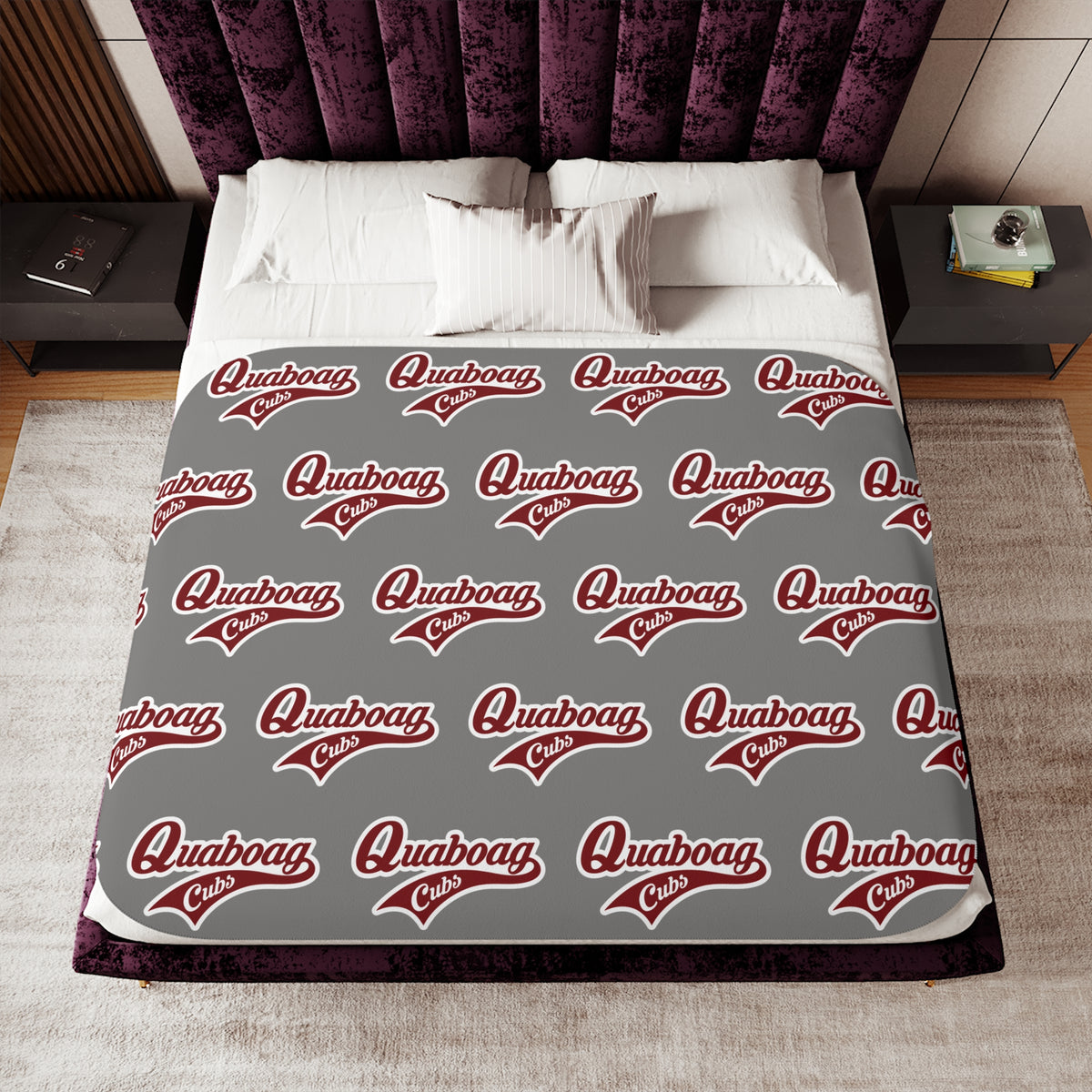 Quaboag Baseball Sherpa Blanket