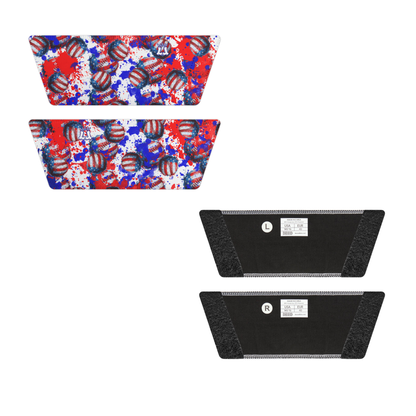 Youth Patriotic Removable-Strap Slides for Baseball Player, USA Baseball Slides