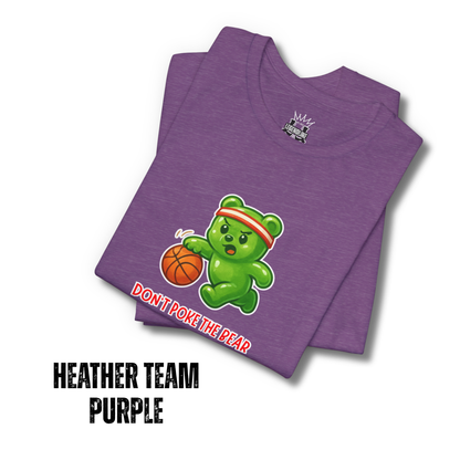 Adult Basketball T-Shirt: Don't Poke The Gummy Bear