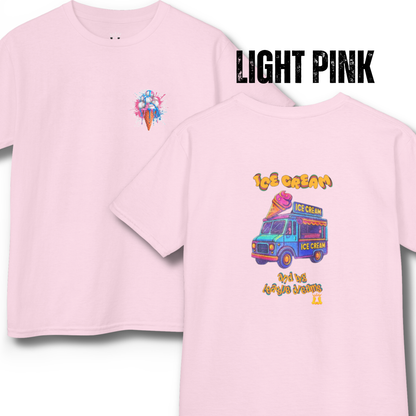 Youth Ice Cream Truck T-Shirt: Casual Sports Apparel