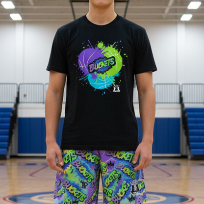 Adult Unisex Basketball Mesh Shorts - Buckets
