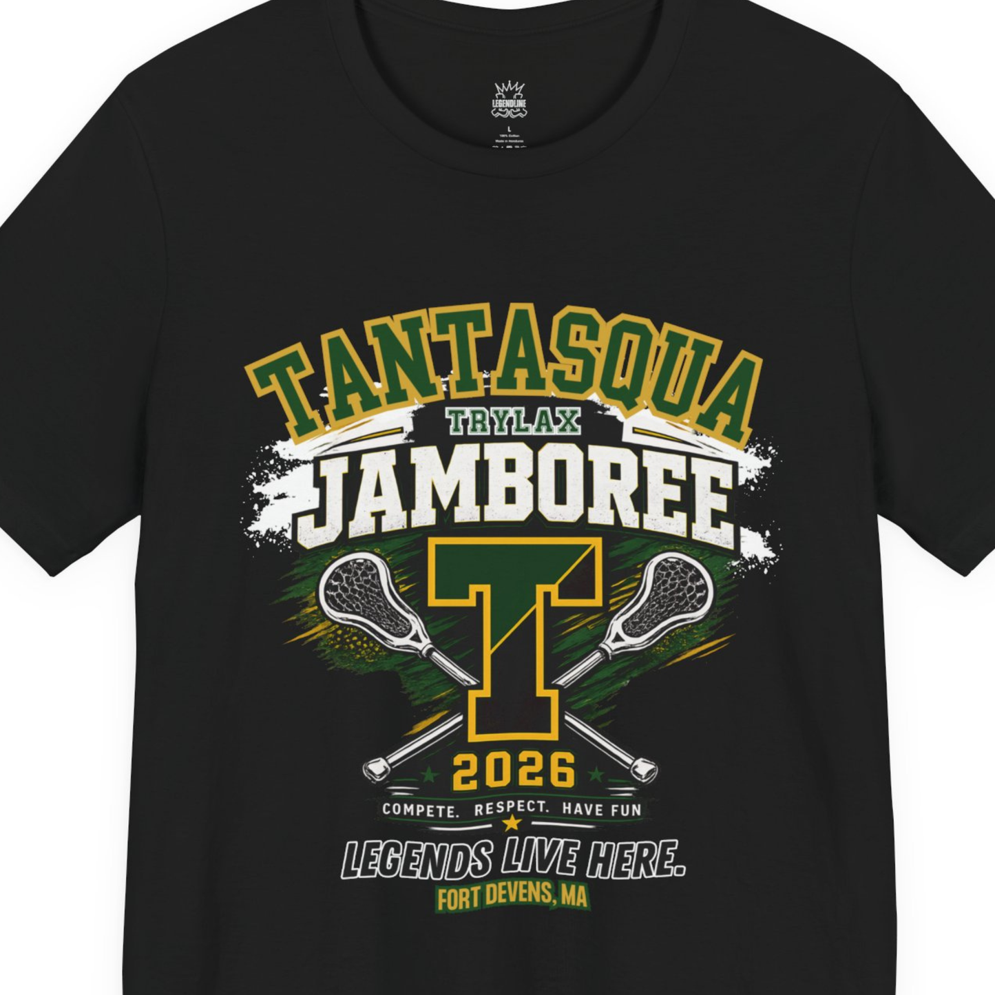 Adult Tantasqua Jamboree 2026 Lacrosse Tee (Personalized)