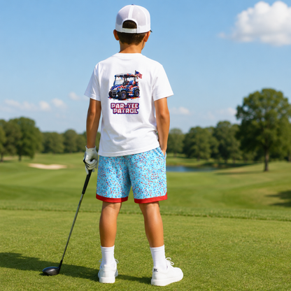Kids Patriotic Summer Mesh Shorts