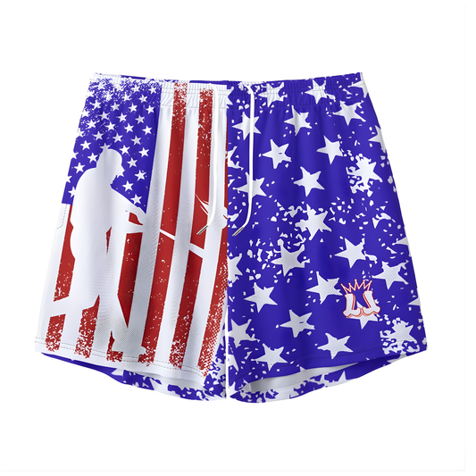Baseball American Flag Unisex Mesh Shorts