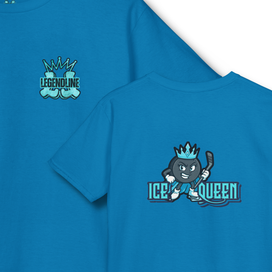 Youth Unisex Graphic Ice Hockey T-Shirt: Ice Queen
