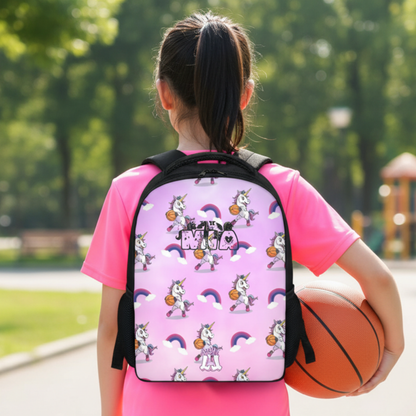 Personalized Unicron Backpack, Custom Girl Basketball Player Gift