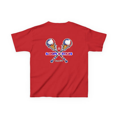 Kids Lacrosse T-Shirt, Youth Patriotic Shirt