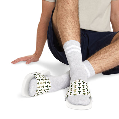 Men's TRYLAX T Pattern Removable Strap Slide Sandals