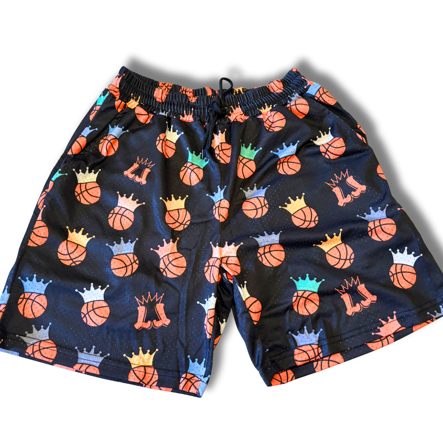 Adult Basketball Kings Mesh Shorts (with inner liner)