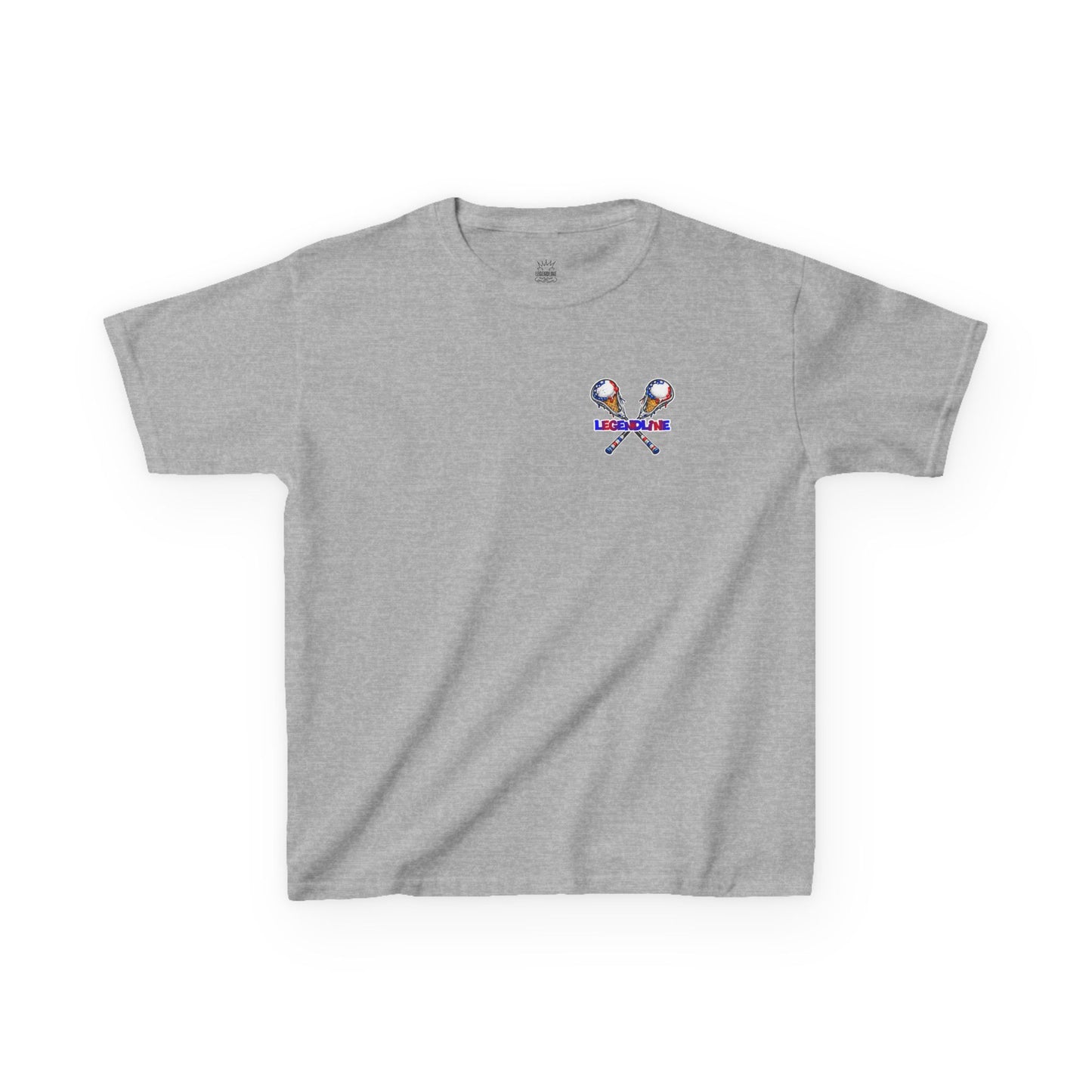 Kids Lacrosse T-Shirt, Youth Patriotic Shirt