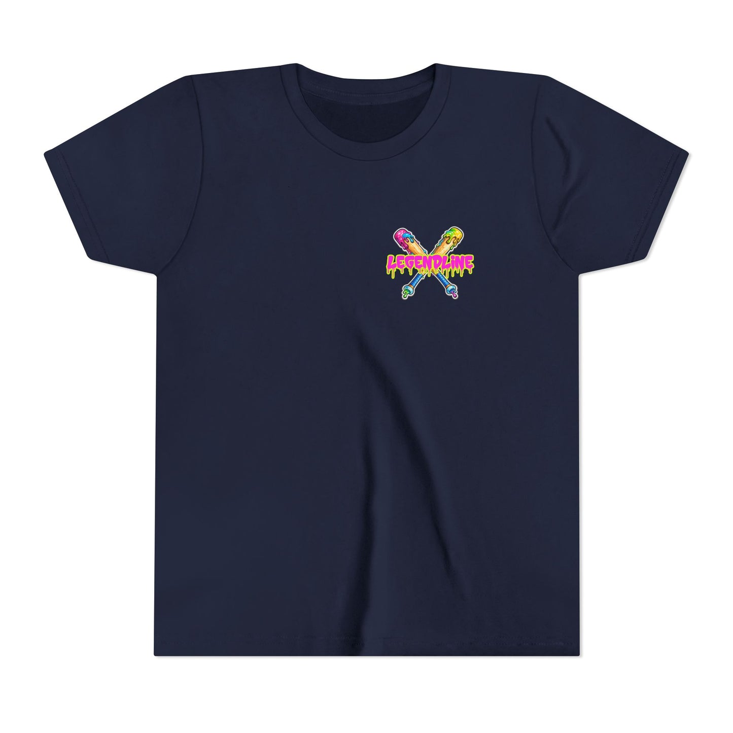 Kids Baseball Softball T-Shirt Softball Ice Cream Design