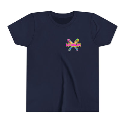 Kids Baseball Softball T-Shirt Softball Ice Cream Design