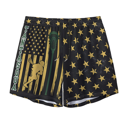 Adult TRYLAX Flag Shorts - Black Edition (no inner liner)