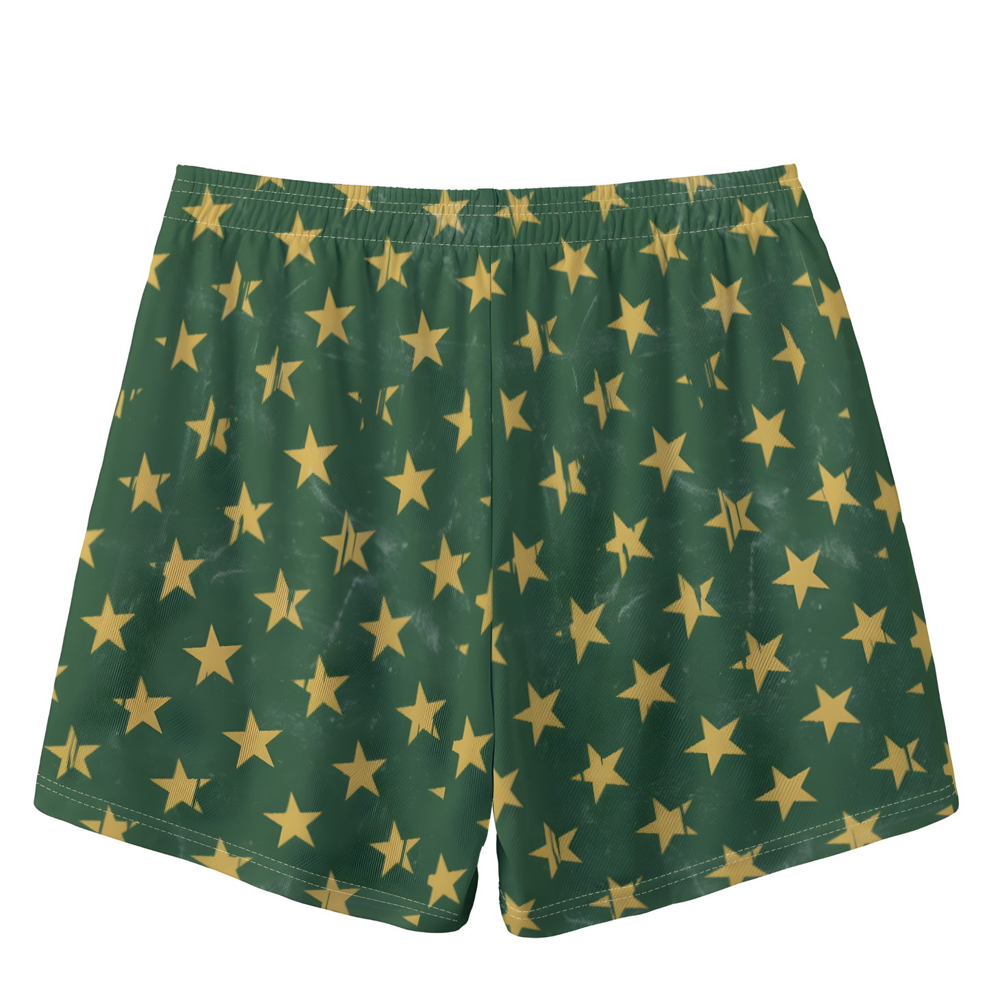 Adult TRYLAX American Flag Mesh Shorts - Green Edition (no inner liner)