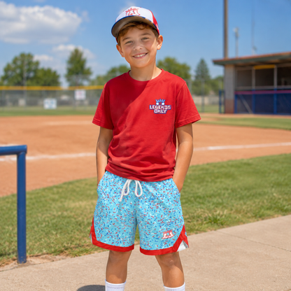 Kids Patriotic Summer Mesh Shorts