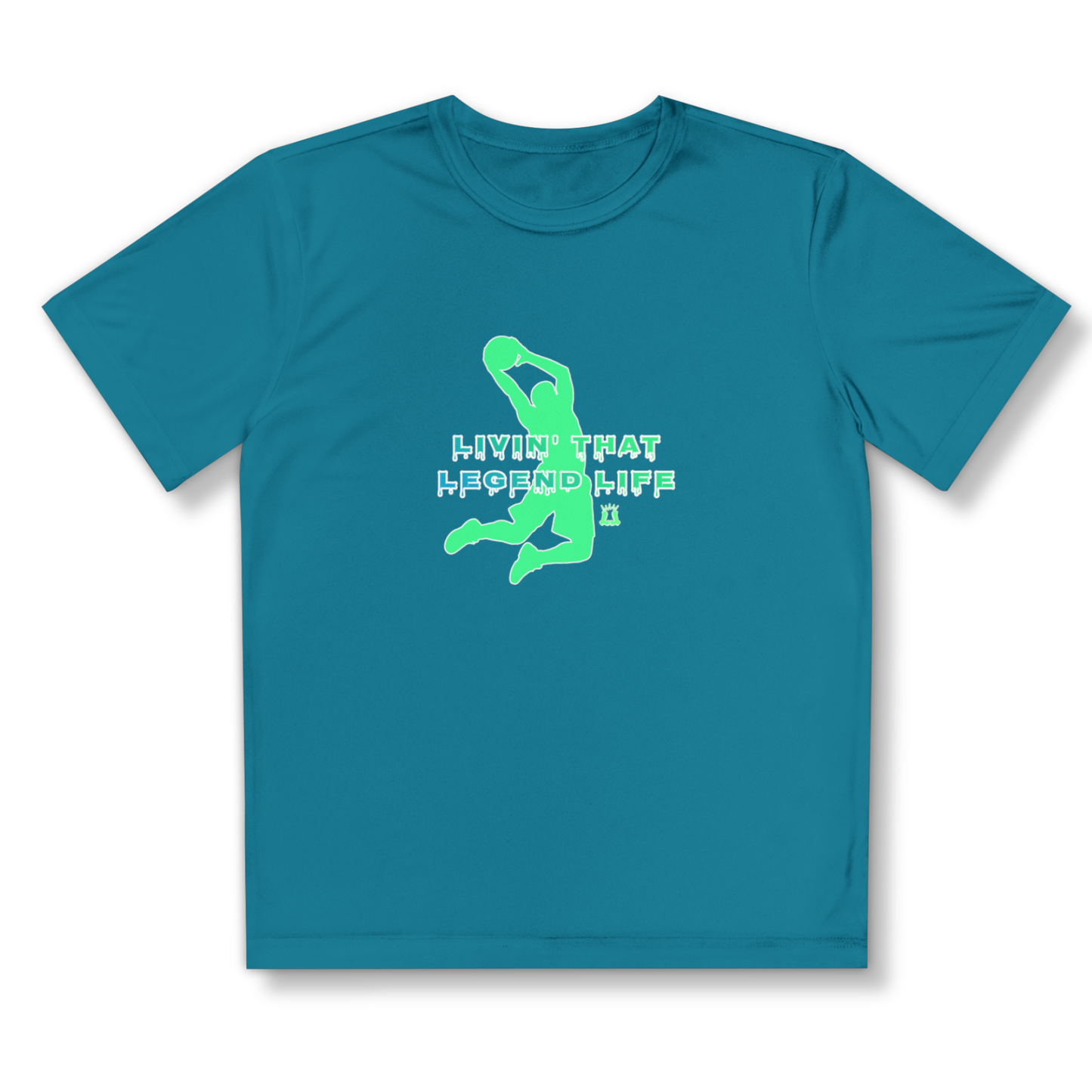 Youth Sport-Tek Basketball T-Shirt: Livin' That Legend Life
