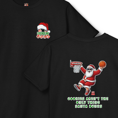 Youth Santa Slam Dunk Graphic T-Shirt