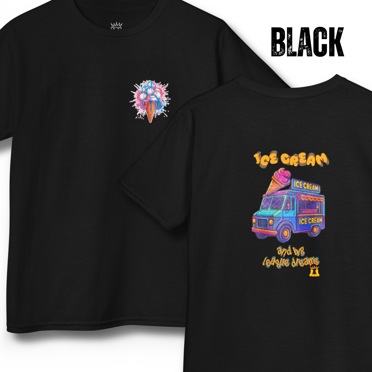 Youth Ice Cream Truck T-Shirt: Casual Sports Apparel