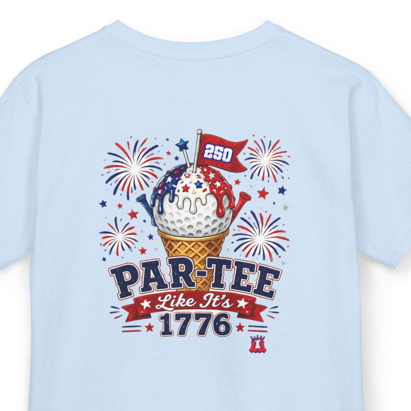 Kids Patriotic Golf T-Shirt Par-Tee Like It's 1776