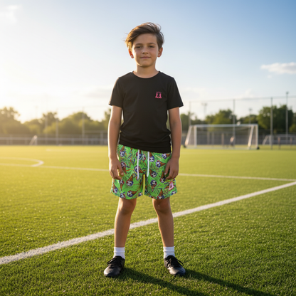 Kids Summer Patriotic Soccer T-Shirt Stars & Strikes