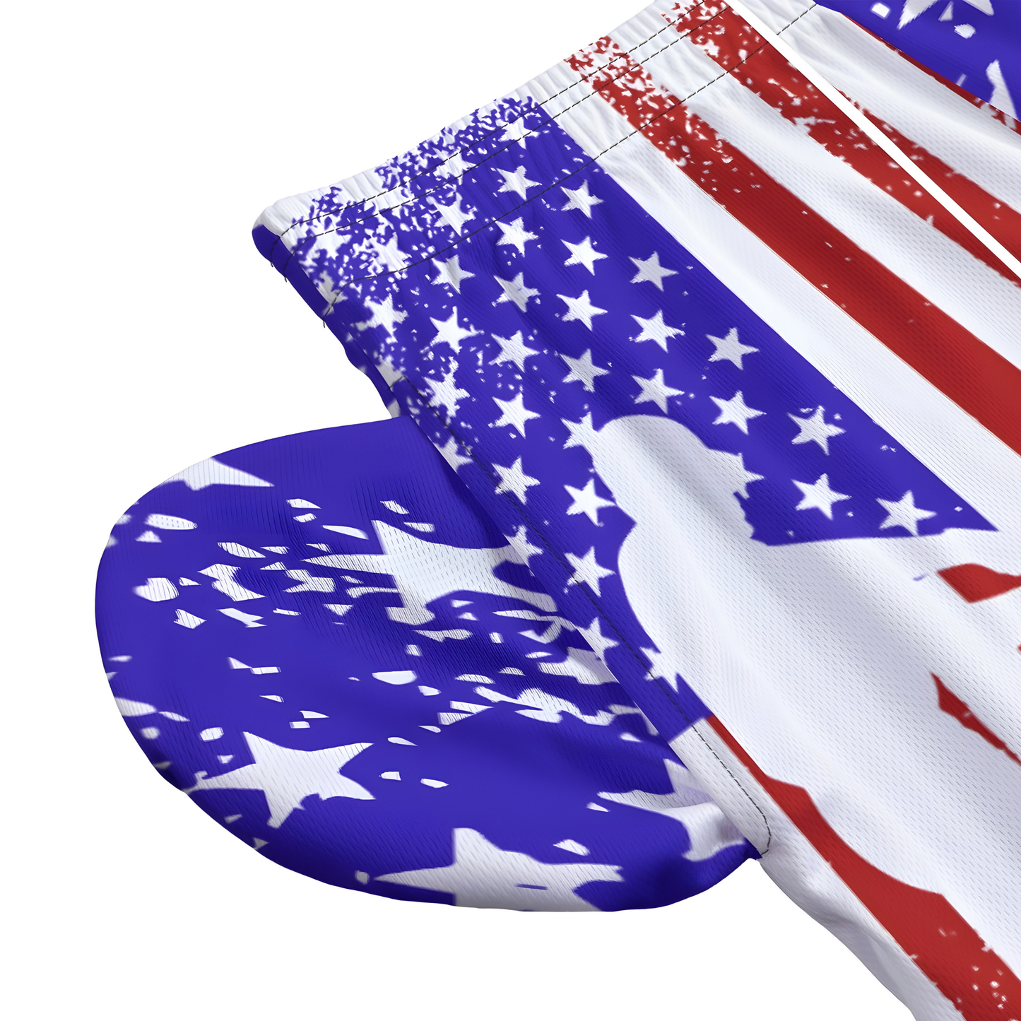 Baseball American Flag Unisex Mesh Shorts