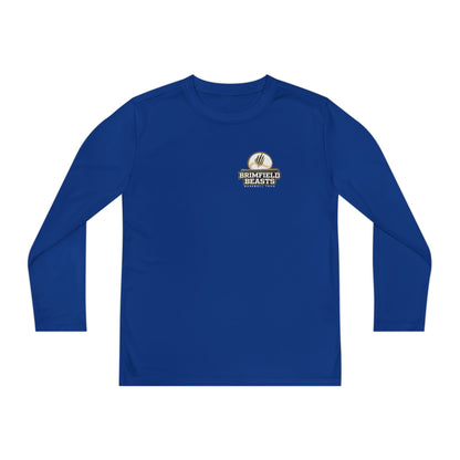 Youth Beasts Baseball Sport-Tek Long Sleeve Competitor Tee - Personalized