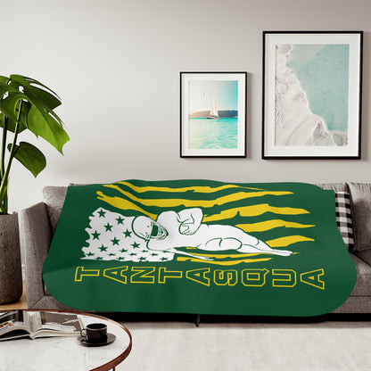 Tantasqua Youth Football Sherpa Blanket - Flag Edition