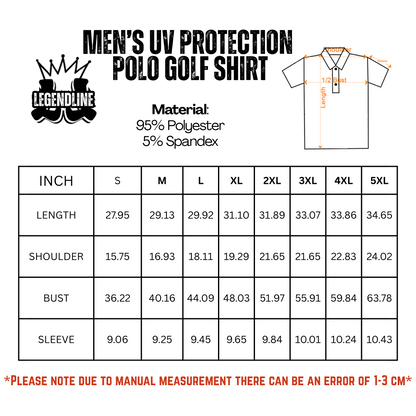 Men's Sturbridge Girls Softball UV Protection Polo - Black Edition (Not Personalized)