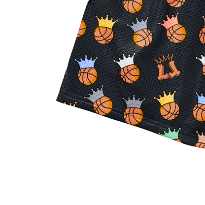 Adult Basketball Kings Mesh Shorts (with inner liner)