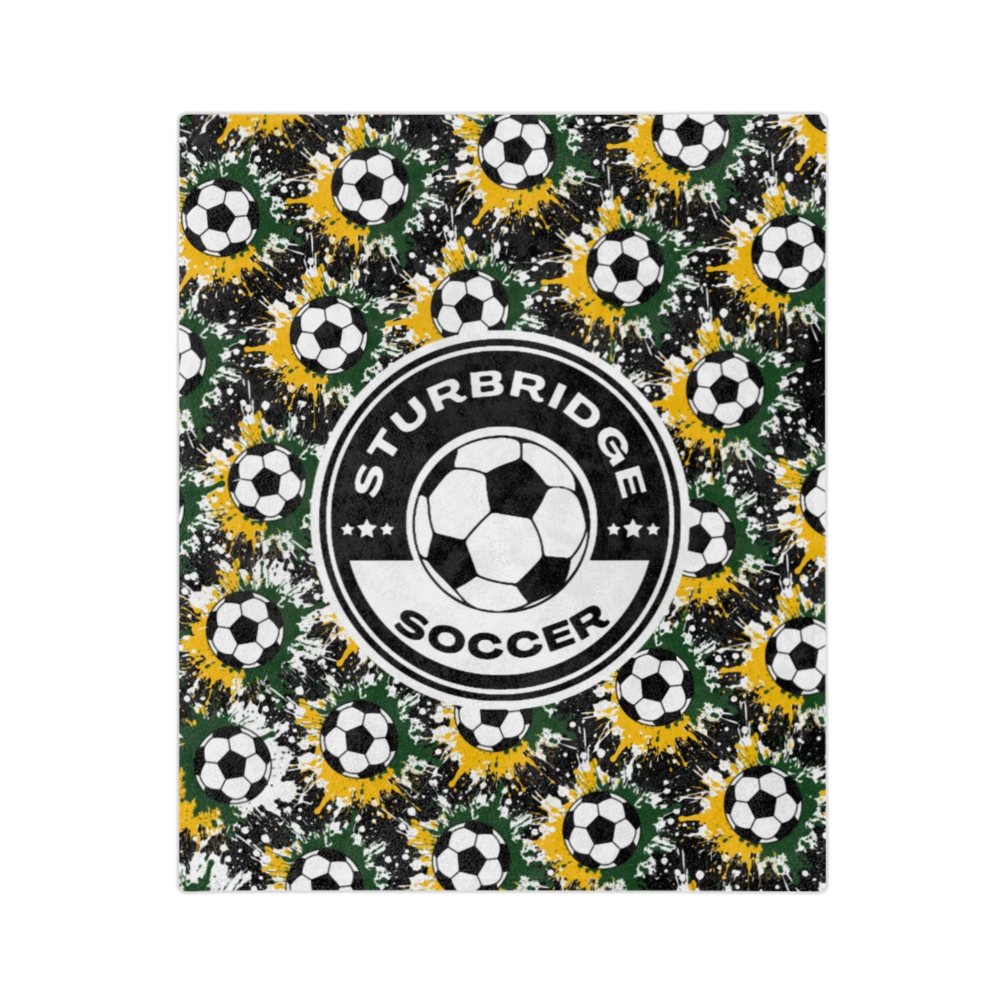 Sturbridge Soccer Minky Plush Blanket Blanket - Edition 1