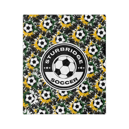 Sturbridge Soccer Minky Plush Blanket Blanket - Edition 1