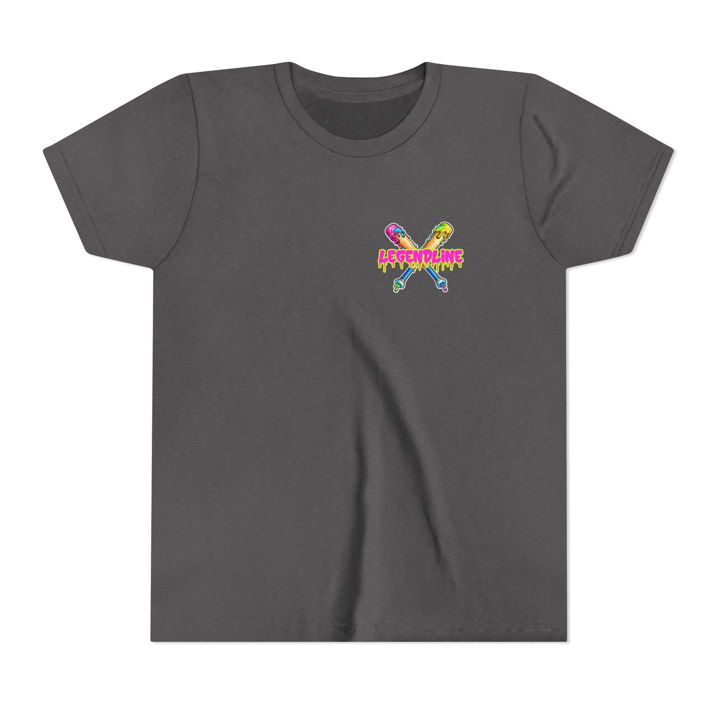Kids Baseball Softball T-Shirt Softball Ice Cream Design