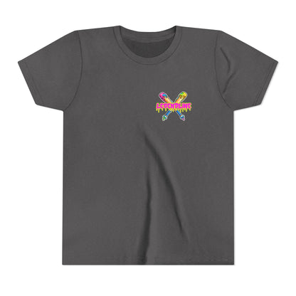 Kids Baseball Softball T-Shirt Softball Ice Cream Design