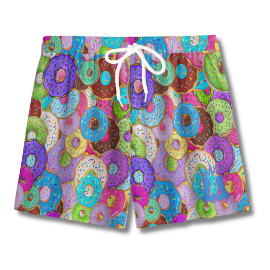 Youth Athletic Mesh Shorts "Donuts" Version