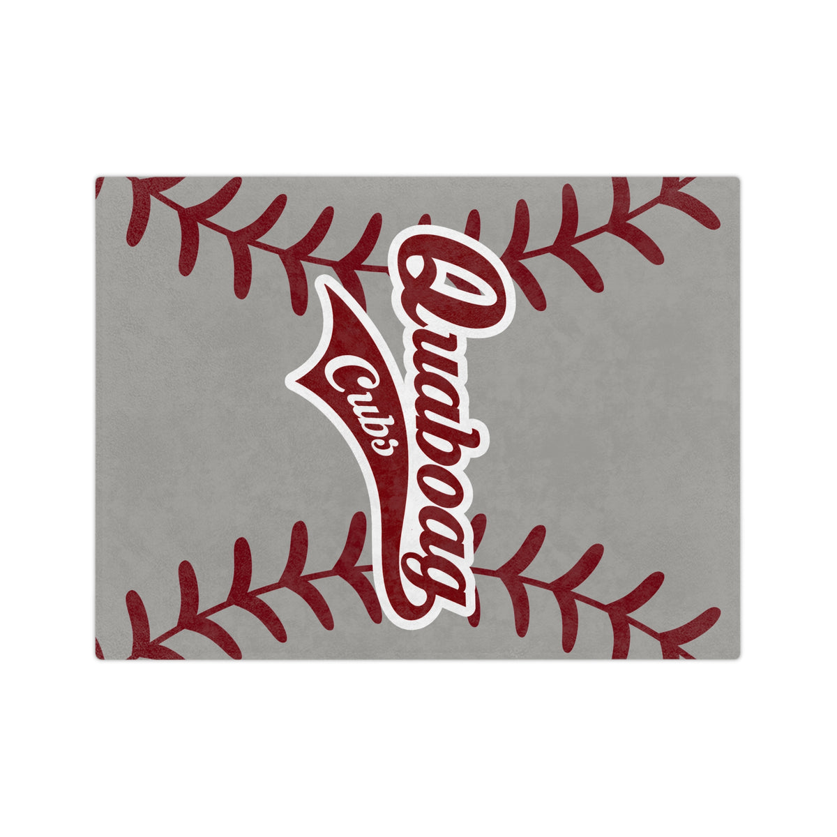 Quaboag Cubs Baseball Minky Plush Blanket