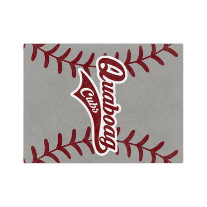 Quaboag Cubs Baseball Minky Plush Blanket