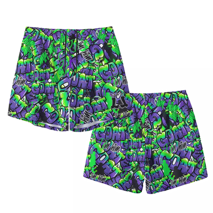 Adult Baseball GOAT Graffiti Mesh Shorts