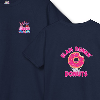 Youth Unisex Graphic T-Shirt: Slam Dunkn' Donuts