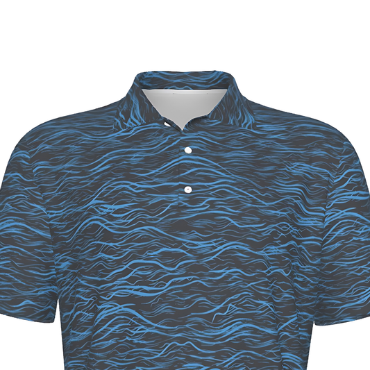 Makin' Waves Men's UV Protection Polo Shirt